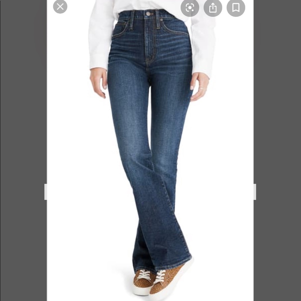 Madewell Skinny Flare Jeans lasalle wash
